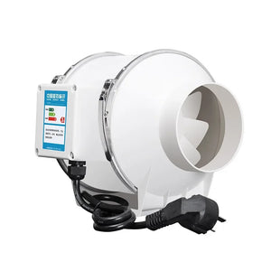 "Inline Duct Extractor Fan 3-6 Inch Low Noise Hydroponic Kitchen Grow Room Ventilation Exhaust"