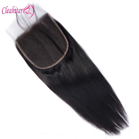 14-22" Silky Straight HD Lace Closure, Indian Virgin Hair, Pre-plucked, Baby Hair, Natural Color, 150% Density, 5x5 Size