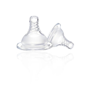 1-10 Pack Baby Pacifier Nipples Wide Bore Spiral Frosted Non-Irritating Thickened Safe Real-Feel