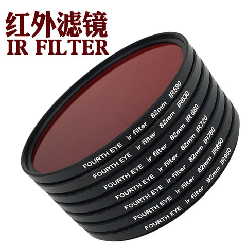 30-82mm Infrared IR Filter Set 590-950nm for Creative Photography