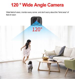 1080p Mini Body Camera with Night Vision, Portable Video Recorder, Worn Police Cam, Small DV Camcorder, 90-Day Standby