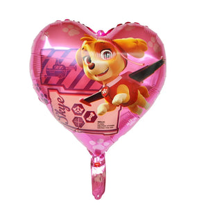 10-Pack 18" Paw Print Balloons for Baby Shower, Party, Pet-Themed Decor