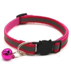 10-Pack Adjustable Cat & Kitten Safety Collars with Bells - Pet Collar Set