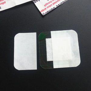 100pcs Waterproof Transparent Square Bandages 38x38mm - Adhesive Wound Plaster Dressing