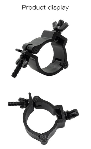 10-Pack 48-51mm 100kg Aluminum Alloy Stage Light Clamps, Heavy Duty Truss Bracket Hangers for Theatre Lighting
