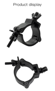 10-Pack 48-51mm 100kg Aluminum Alloy Stage Light Clamps, Heavy Duty Truss Bracket Hangers for Theatre Lighting
