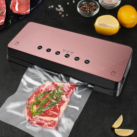 Automatic Vacuum Sealer Machine for Kitchen Storage, 300mm Commercial Food Sealing Device with Bags