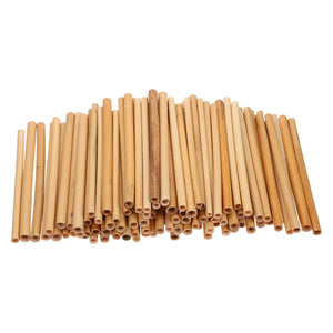 100-Pack Bamboo Bee Tubes for Mason Bees, Eco-Friendly Beekeeping Supplies for Gardens