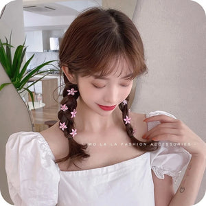 10-Pack Flower Princess Hair Clips Set - Lovely Hairpins and Buckles Hair Accessories