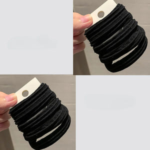 10-Pack No-Crease Spiral Hair Ties - Elastic Ponytail Holders for All Hair Types