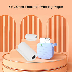 10 Rolls Thermal Paper for Kids Instant Print Camera - Mini Printer Accessory
