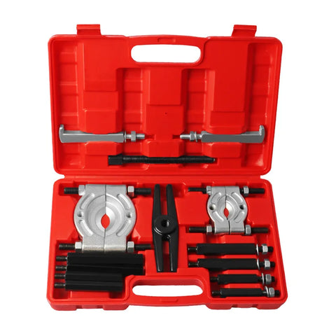 14pc Bearing Splitter & Puller Set: Gearbox Bearing Remover with Storage Box