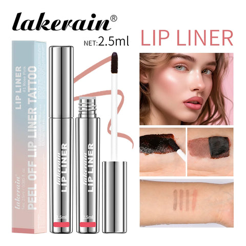 4-Pack Waterproof Red Matte Lip Liner - Long-lasting Non-stick Finish