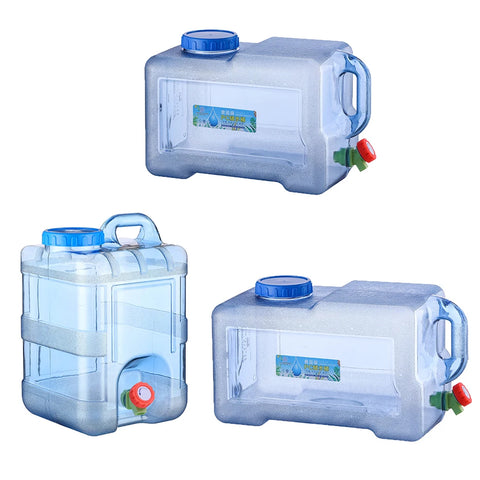 Camping Water Container 18/20/22L Food Grade Tank with Faucet for Outdoor Use