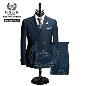 "2024 Men's Slim Fit Suit 2-Piece Set: Formal Business Wear (Jacket+Pants)"