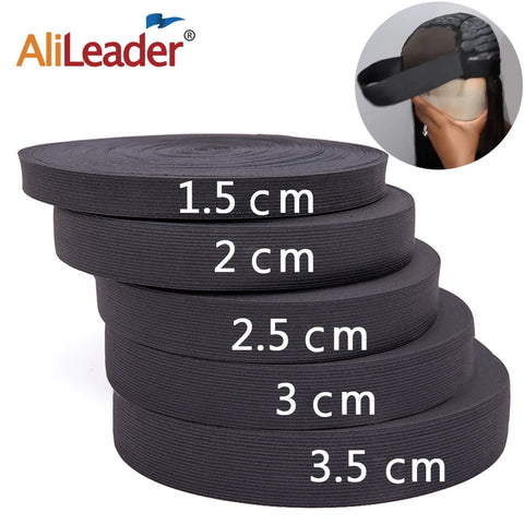 5m Roll Elastic Sewing Headband for Wigs - 5 Sizes - DIY Wig Accessories for Secure Hold