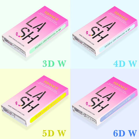 3D-6D Volume Faux Mink Lash Extensions for Natural Full Look