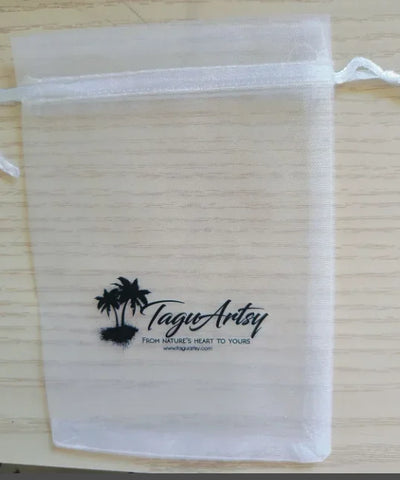 500pcs Customizable Organza Jewelry Bags with Logo