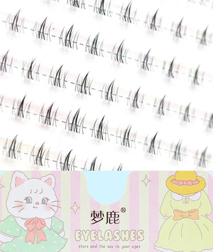 10-Pack Dramatic Volume False Eyelashes Set 5-7mm + Applicator