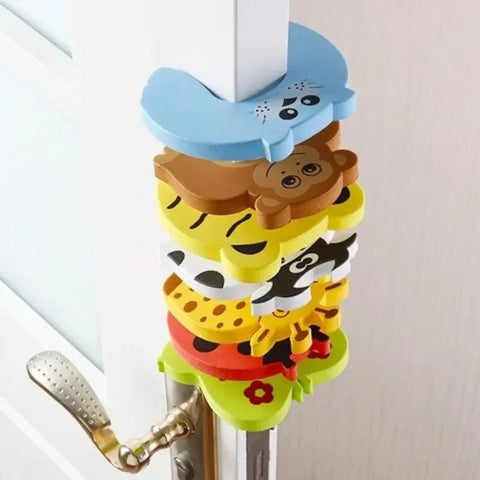 Baby Safety Door Stopper 2/5pcs Anti-Pinch Animal Design Child Finger Protector