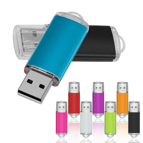 Colorful High-Speed USB 2.0 Metal Flash Drive 1GB 16GB 32GB 64GB Pen Drive Memory Disk for Photos