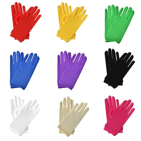 Fingerless Stretch Gloves for Dance, Party, Cosplay & Costume Accessories