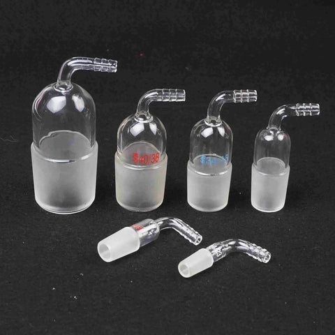 7-8mm Hose Inlet 90° Joint Bend Adapter for Laboratory Use