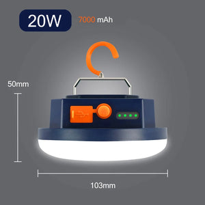 10,000mAh Rechargeable LED Tent Lantern Portable Emergency Camping Bulb Flashlight for Outdoor and Home