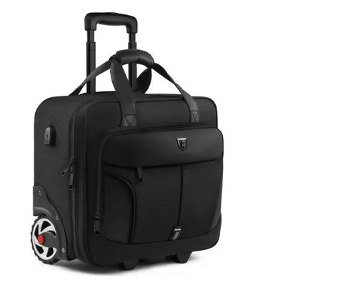 2024 Large 18" Wheel Business Trolley Suitcase Carry-On Cabin Luggage, Travel Bag with Wheels