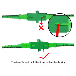 10-Pack Single-Mode Fiber Optic Pigtail SC/UPC Connector 1.3m 9/125μm G652D 0.9mm Indoor FTTH Cable