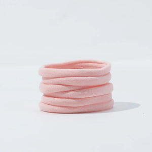 10-Pack Traceless Nylon Stretch Headbands for Newborns & Kids - Elastic Baby Hair Accessories