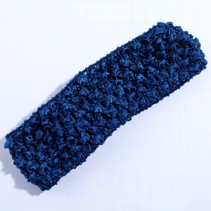 10 Pack 4cm Crochet Elastic Hairbands - Knit Headbands for Women Accessories