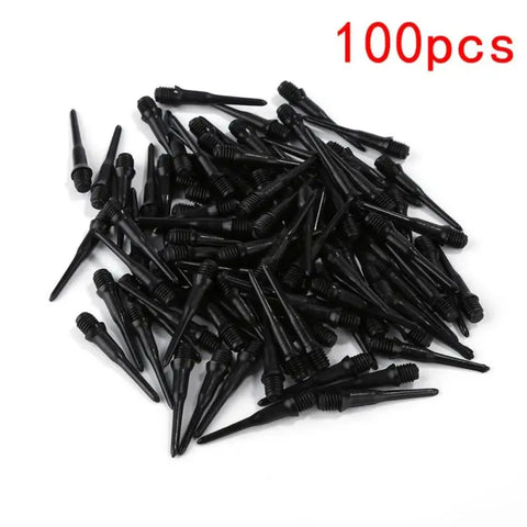 100-Pack Soft Tip Darts - Durable Plastic Tips for Electronic Dartboards