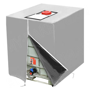 1000L IBC Tote Container Cover, Waterproof UV-Resistant Outdoor Protection