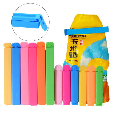 10-Pack Reusable Airtight Food Bag Clips for Freshness