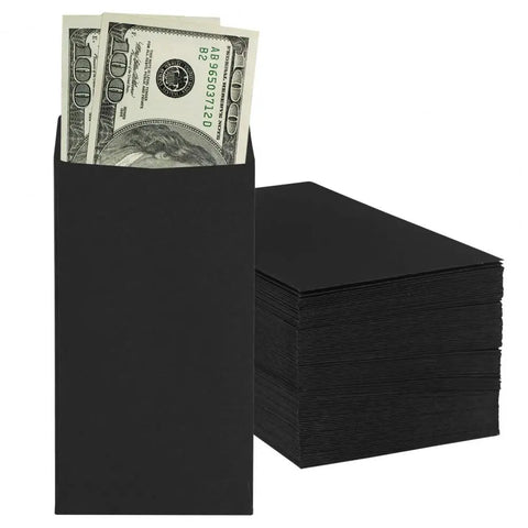 50pcs Cash Envelopes Money Containers Wear-Resistant Non-Fading Ultra-Thin Coin Storage DIY Cash Bags