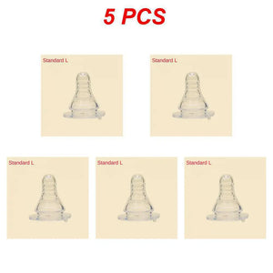 1-10 Pack Baby Pacifier Nipples Wide Bore Spiral Frosted Non-Irritating Thickened Safe Real-Feel