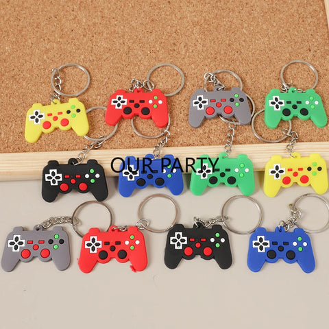 12-Pack Mini Game Controller Keychains, Party Favors & Backpack Accessories for Gamers