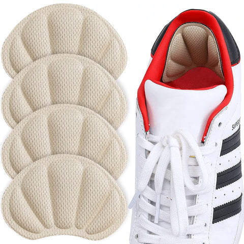 2pcs Soft Anti-drop Heel Stickers, Adjustable Half-size Pads, Wear-resistant Inserts for Sneakers, Foot Care Comfort