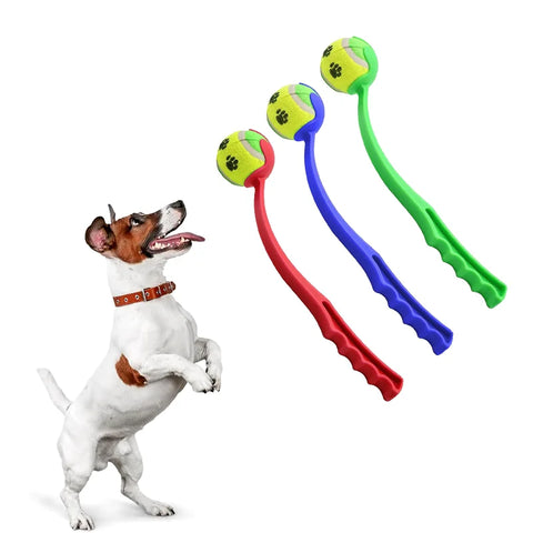 Dog Ball Launcher Stick: Outdoor Pet Training, Throwing Pole for Tennis Balls, Dog Exercise Supplies