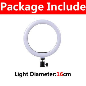 10" LED Ring Light with Phone Holder for Makeup, TikTok, YouTube, Video, Live Streaming