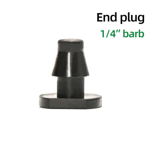 1/4" Drip Irrigation End Cap for Garden Watering Systems