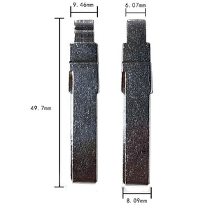 10 Pcs 31# 86# Flip Remote Key Blades Compatible with VW Passat Bora, Seat, Skoda, Audi - Keydiy, Xhorse, VVDI, JMD