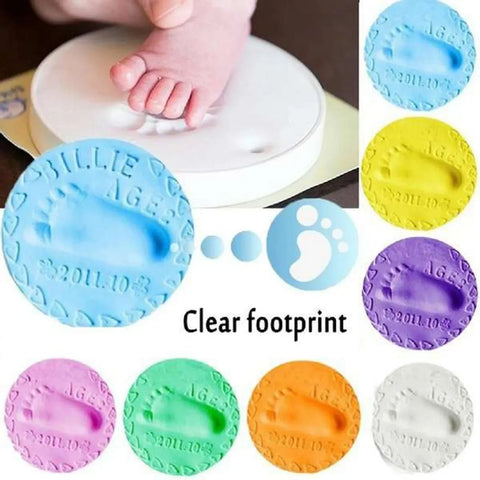 Baby DIY Hand & Footprint Soft Clay Kit, 20/40g Fluffy Material for Imprints & Keepsakes