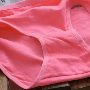 10-Pack Teen Cotton Underwear Girls Solid Colors Ages 10-16 Kids Panties