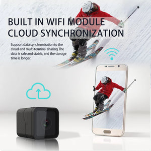 1080p HD Wireless Mini Camera, Wifi Hotspot Cam, Outdoor Sports & Motorcycle Dash Recorder