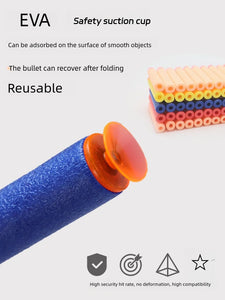 100-Pack 7.2cm Foam Dart Refills for Toy Blasters - Safe for Kids Ages 6+
