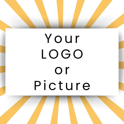 Custom Double-Sided Thank You Cards with Personalized Logo for Weddings & Business