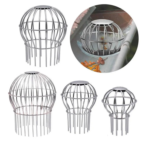 Downspout Gutter Guard Filter Strainer - Prevent Leaves & Debris, Gutter Protection Balloon Cover