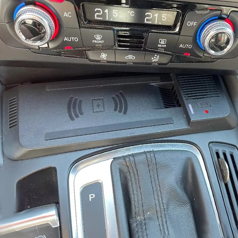 Fast Wireless Car Charger for Audi A4 B8 B9 A5 S5 RS5 Q5 Allroad Phone Holder Mount Charging Pad Adapter